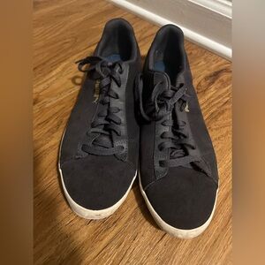 Puma Court Star Suede BLUE/WHITE MEN'S SNEAKER LACE UP size 10.